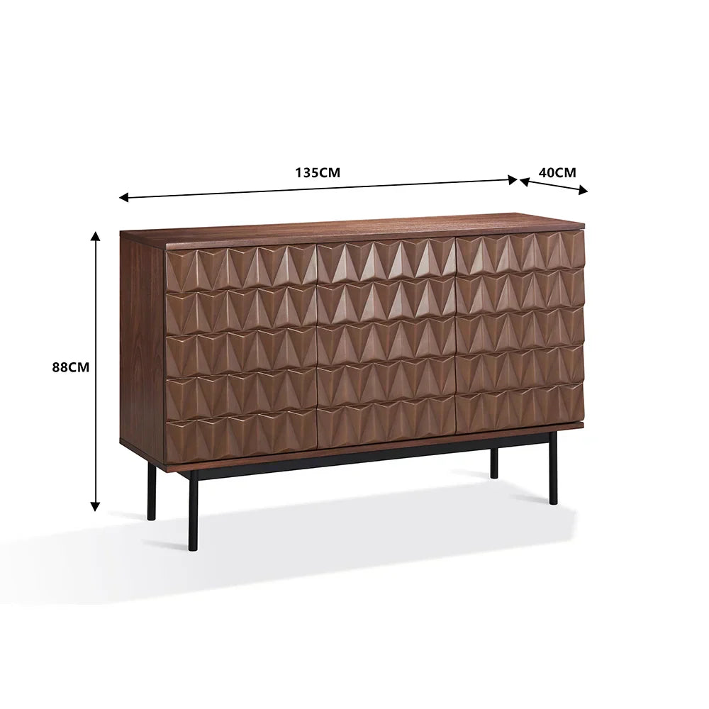Arden 3D Textured Sideboard