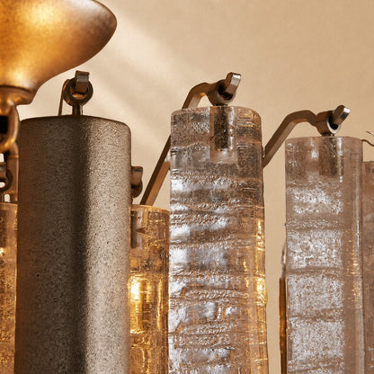 Dale Crystal Prism Flush Mount