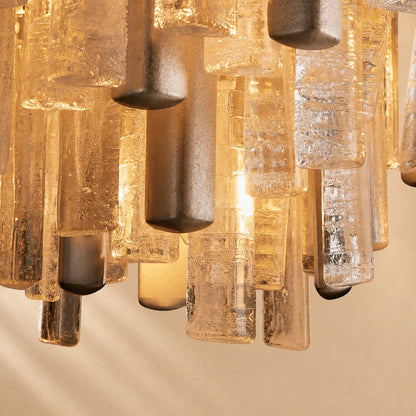 Dale Crystal Prism Flush Mount