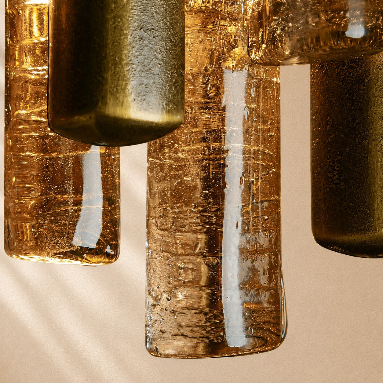 Dale Crystal Prism Flush Mount