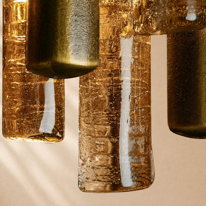 Dale Crystal Prism Flush Mount