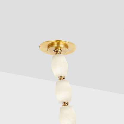 Dana Alabaster Pearl Necklace Chandelier