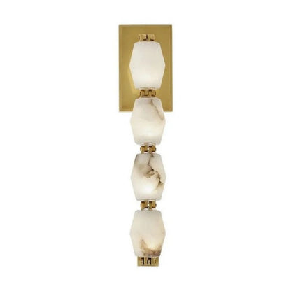 Dana Alabaster Pearl Necklace Wall Sconce