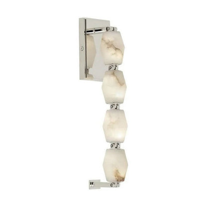 Dana Alabaster Pearl Necklace Wall Sconce