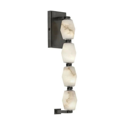 Dana Alabaster Pearl Necklace Wall Sconce