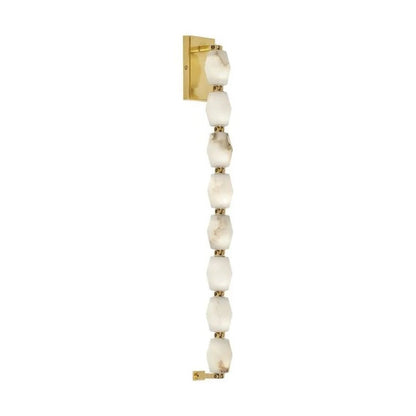 Dana Alabaster Pearl Necklace Wall Sconce