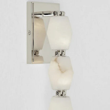 Dana Alabaster Pearl Necklace Wall Sconce