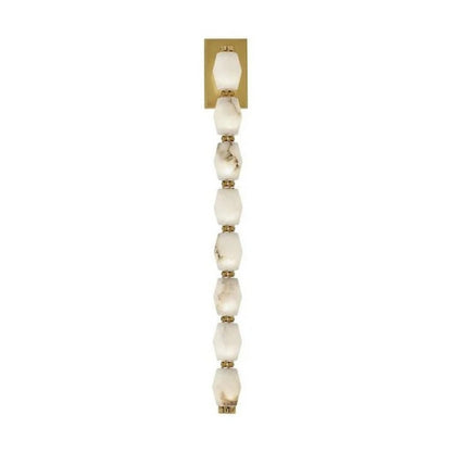 Dana Alabaster Pearl Necklace Wall Sconce