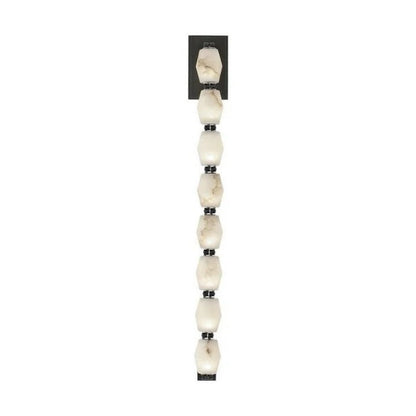 Dana Alabaster Pearl Necklace Wall Sconce