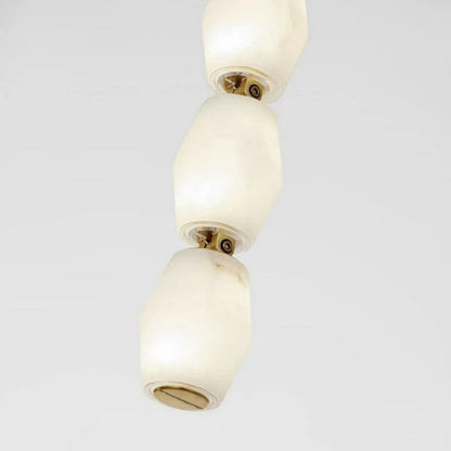 Dana Alabaster Pearl Necklace Wall Sconce