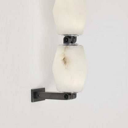 Dana Alabaster Pearl Necklace Wall Sconce