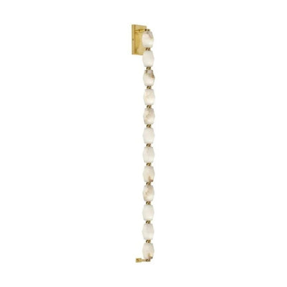Dana Alabaster Pearl Necklace Wall Sconce