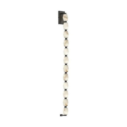 Dana Alabaster Pearl Necklace Wall Sconce