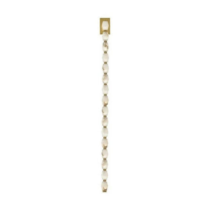Dana Alabaster Pearl Necklace Wall Sconce