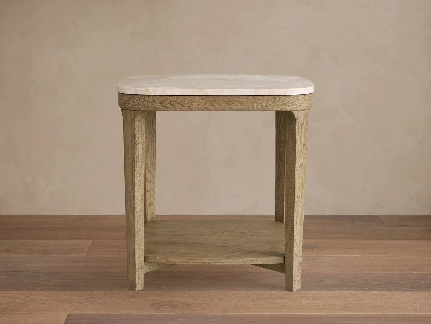 Deinny Marble Top End Table 18"