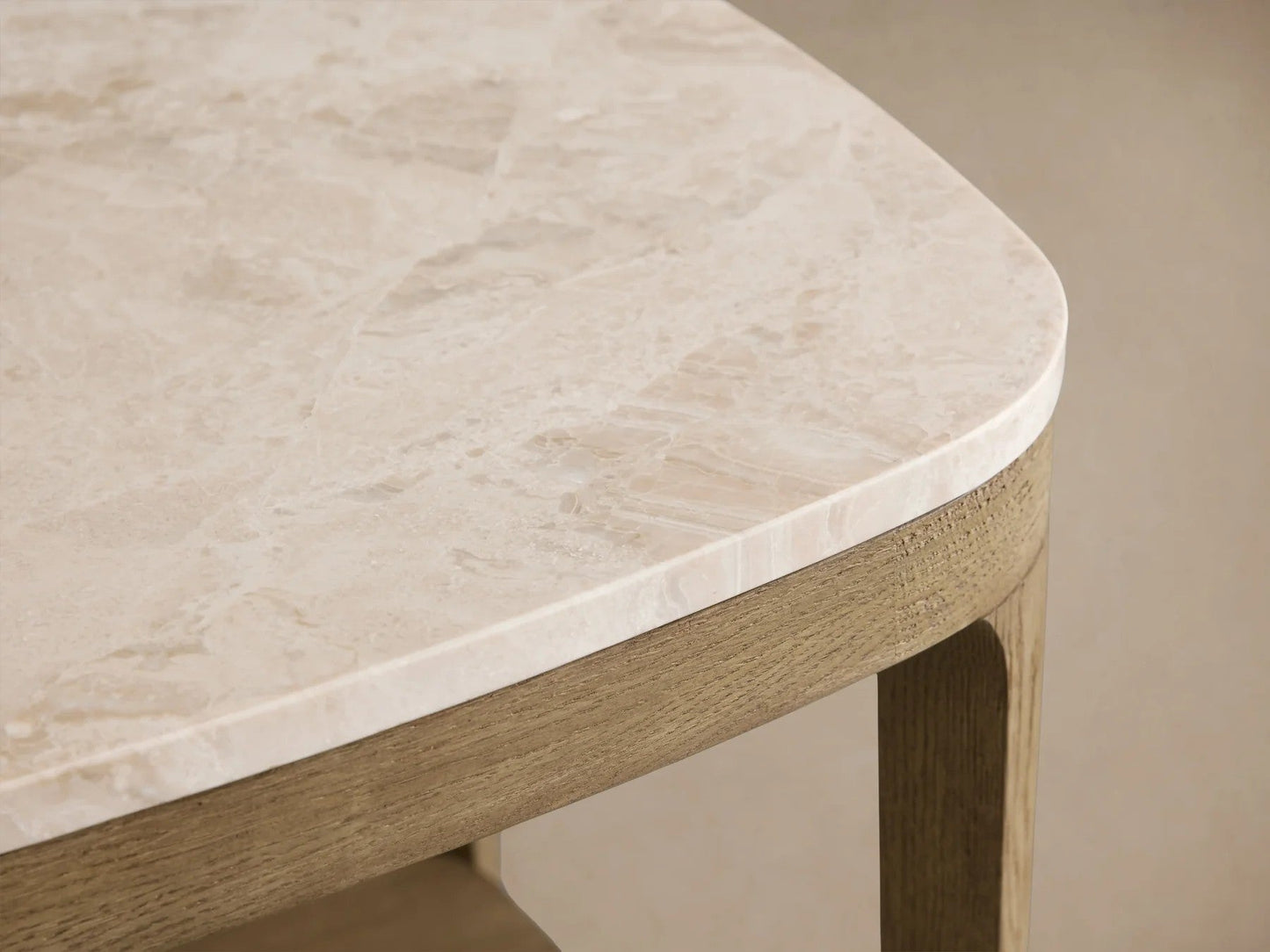 Deinny Marble Top End Table 18"