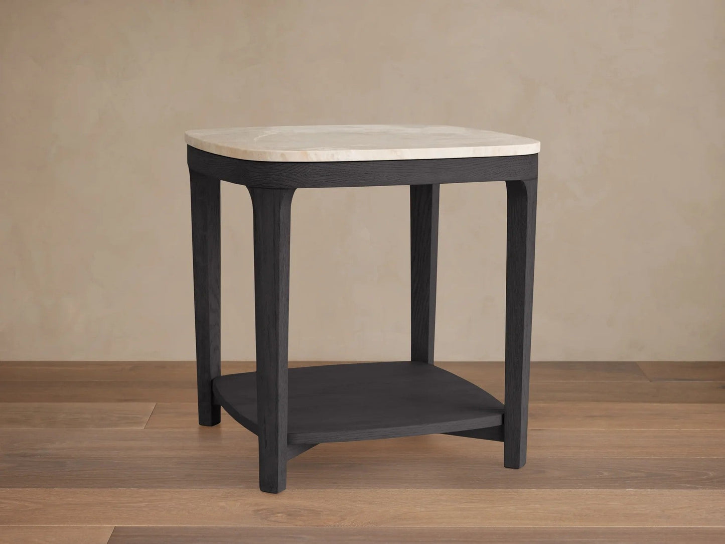 Deinny Marble Top End Table 18"