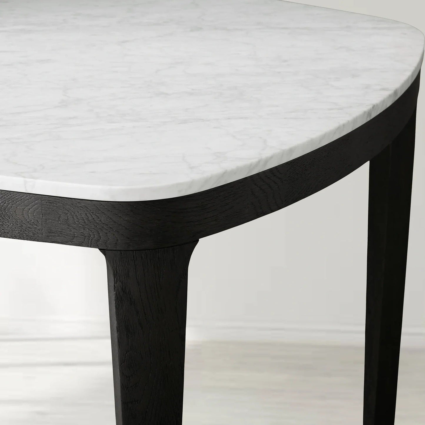 Deinny Rectangular Marble Top Dining Table