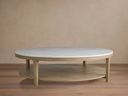 Deinny Round Marble Coffee Table