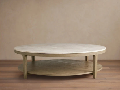 Deinny Round Marble Coffee Table
