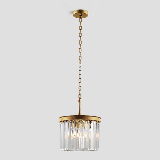Della Crystal Round Pendant