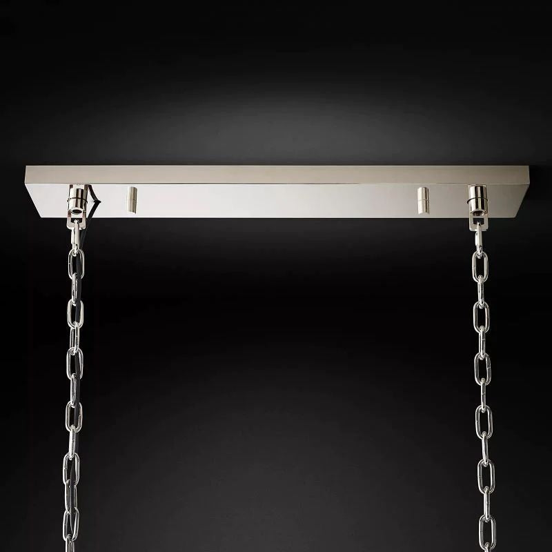 Della Rectangular Dining Room Chandelier 49"