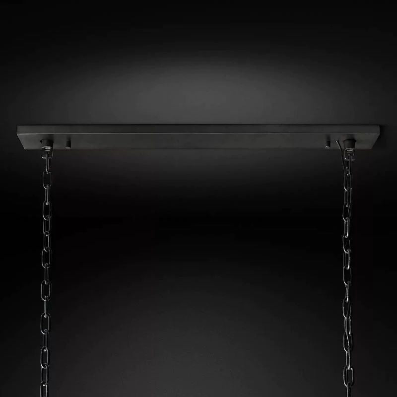 Della Rectangular Dining Room Chandelier 59"