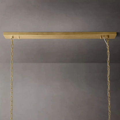 Della Rectangular Dining Room Chandelier 72"