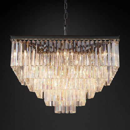 Della Square Flush Mount 28"Customized