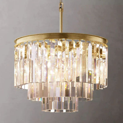 Della Tiered Round Dining Room Chandelier 20"