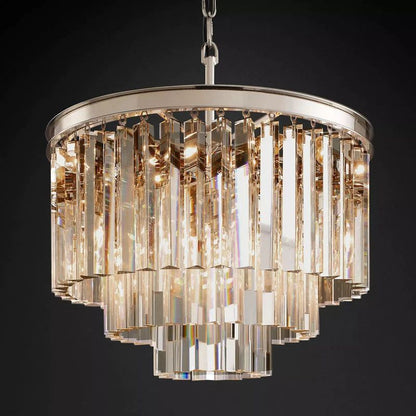 Della Tiered Round Dining Room Chandelier 20"