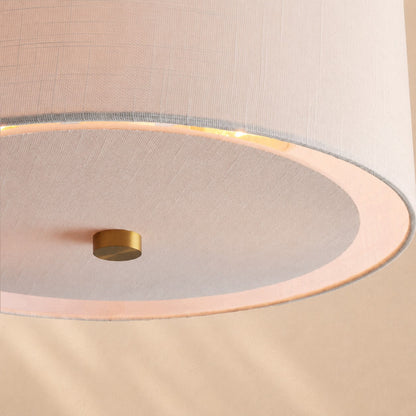 Donna Linen Flush Mount