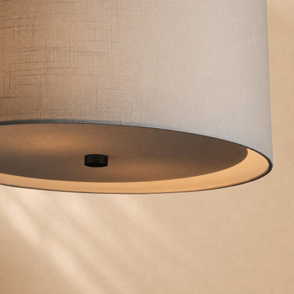Donna Linen Round Pendant