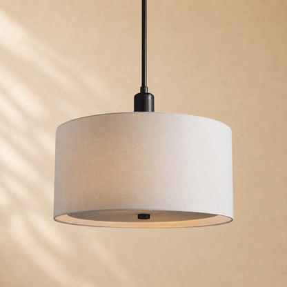 Donna Linen Round Pendant