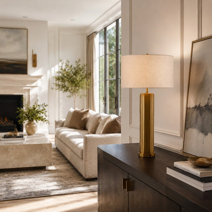 Donna Linen Table Lamp