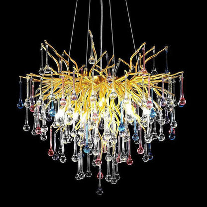 Doris Crystal Branch Chandelier 23.5"D