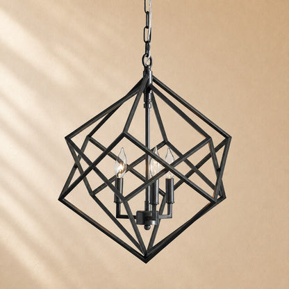 Kyle Metal Round Pendant