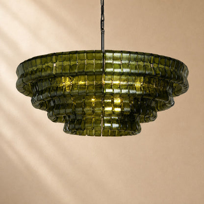 Elleson Glass Round Chandelier