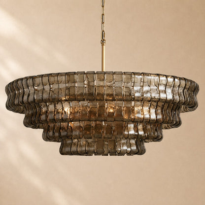 Elleson Glass Round Chandelier