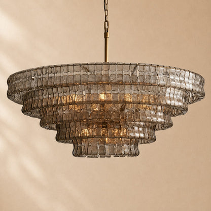 Elleson Glass Round Chandelier