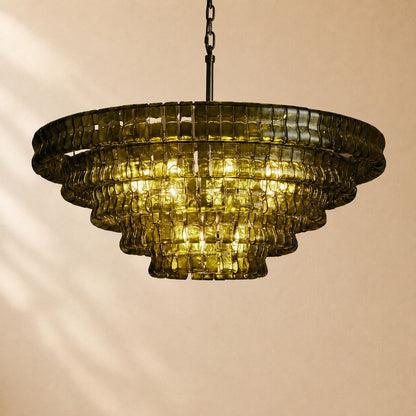 Elleson Glass Round Chandelier
