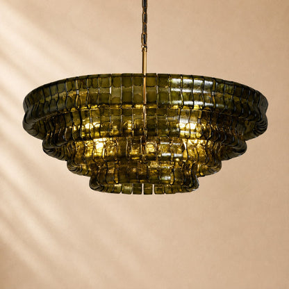 Elleson Glass Round Chandelier