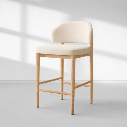 Eva Fabric Bar & Counter Stool