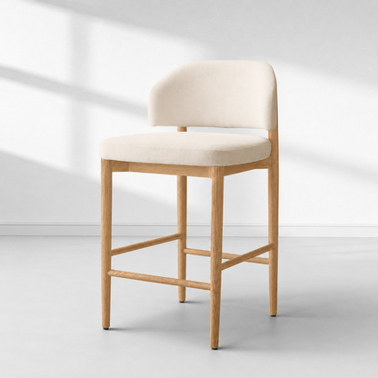 Eva Fabric Bar & Counter Stool