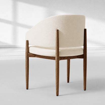 Eva Fabric Dining Armchair