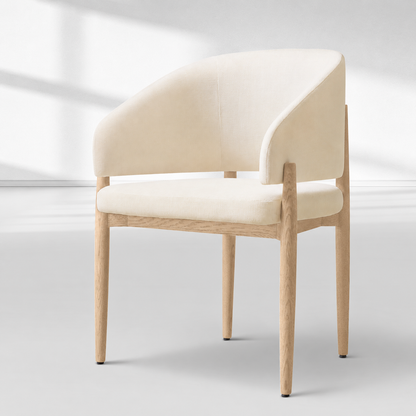Eva Fabric Dining Armchair