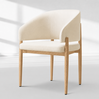 Eva Fabric Dining Armchair