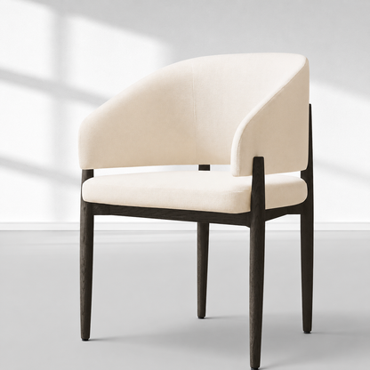 Eva Fabric Dining Armchair