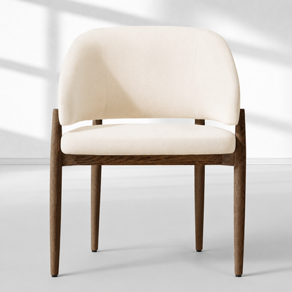 Eva Fabric Dining Armchair
