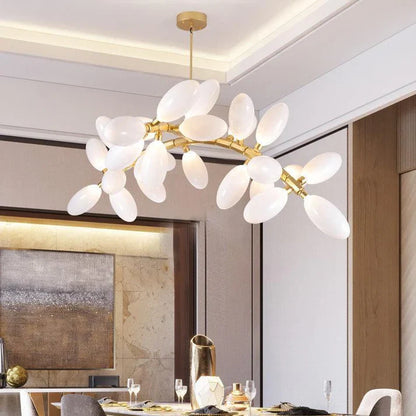 Fashion Grape Linear Chandelier 57"L